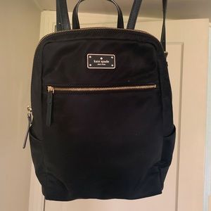 Black Kate Spade Backpack